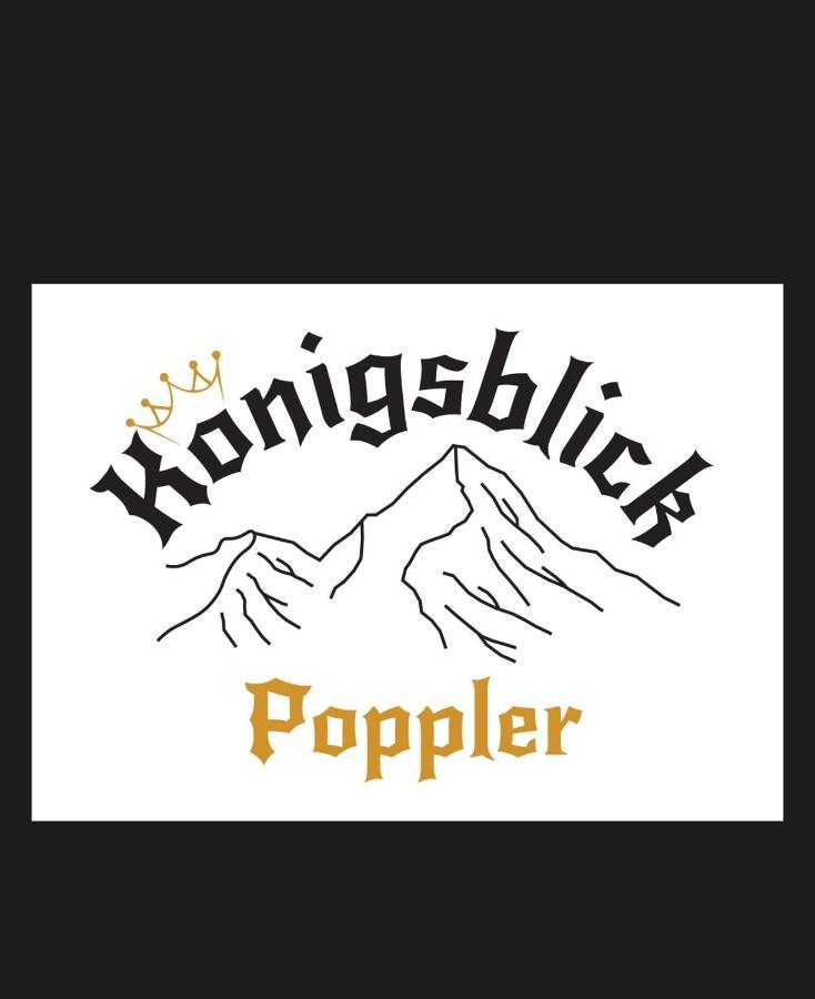 Koenigsblick Poppler Apartment Хопферау Екстериор снимка